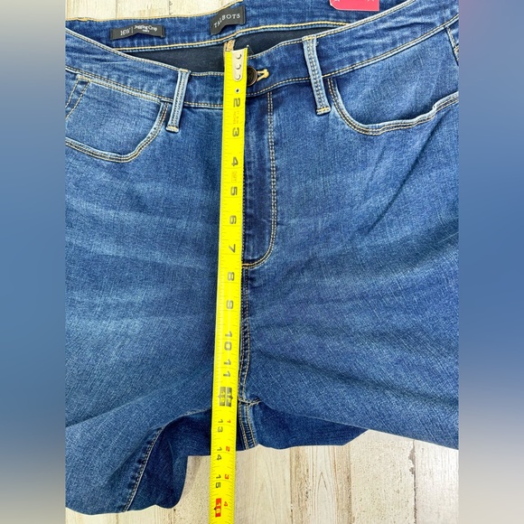 NWT Talbots Navy Blue Jegging Crop High Waist Jeans With Pockets 16W Curvy - Picture 13 of 13